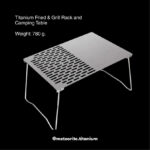 Meteorite Ti Duo-Camping Grilled Table