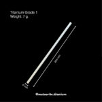 Meteorite Ti Straw - 6 mm